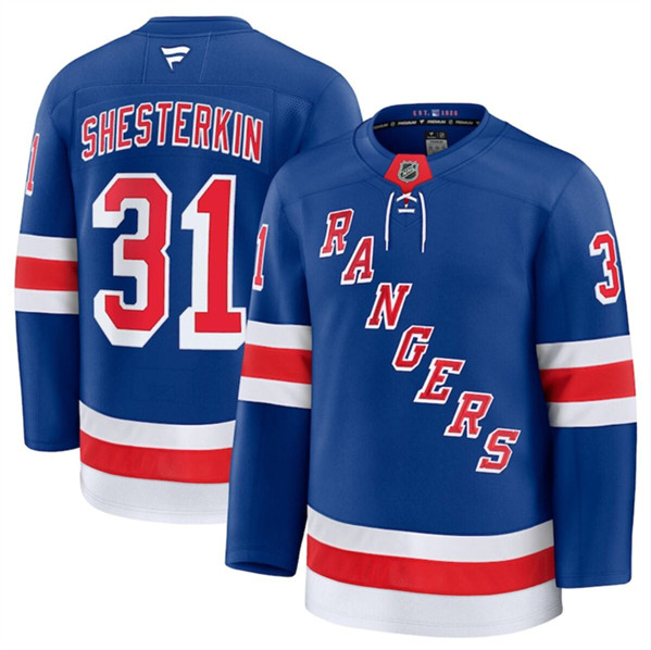 New York Rangers #31 Igor Shesterkin Royal 2024-25 Home Stitched Jersey - Zenithce