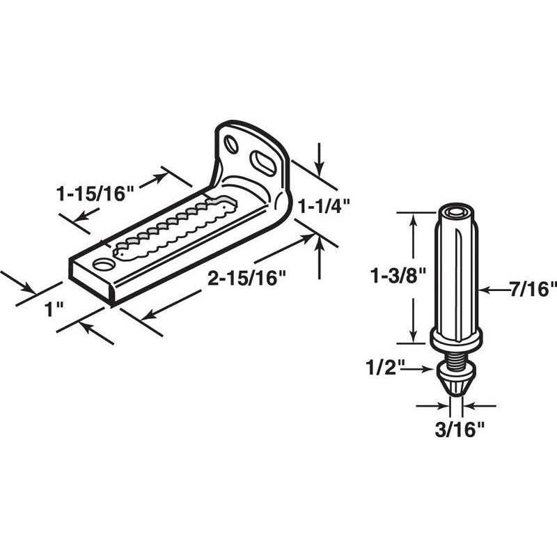 Prime-Line 16202-B Wardrobe Door Roller - Zenithce