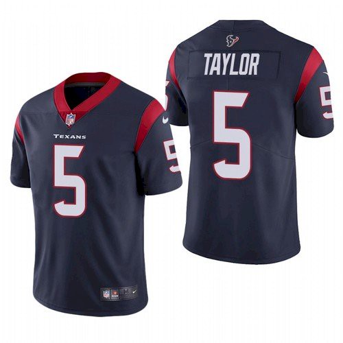 Houston Texans #5 Tyrod Taylor Navy Vapor Untouchable Limited Stitched Jersey - Zenithce