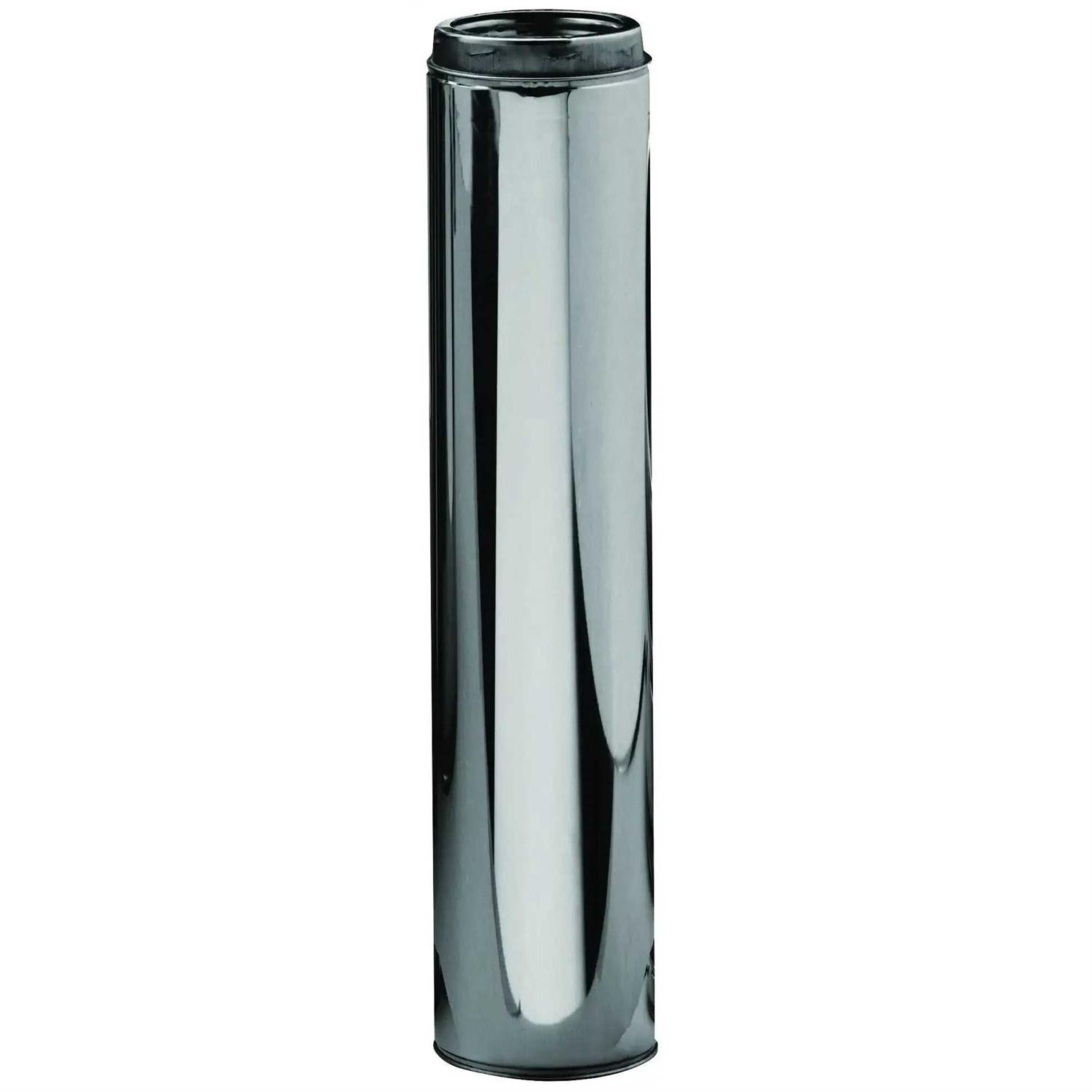 Selkirk 206018 18-in. x 6-in. Insulated Stainless Steel Chimney Pipe - Zenithce