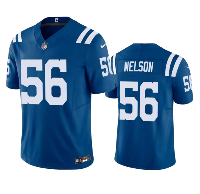 Indianapolis Colts #56 Quenton Nelson Blue 2023 F.U.S.E Vapor Untouchable Stitched Jersey - Zenithce