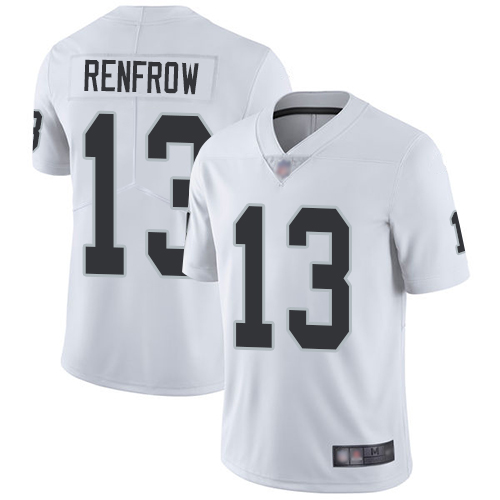Raiders #13 Hunter Renfrow White Vapor Untouchable Limited Stitched Jersey - Zenithce