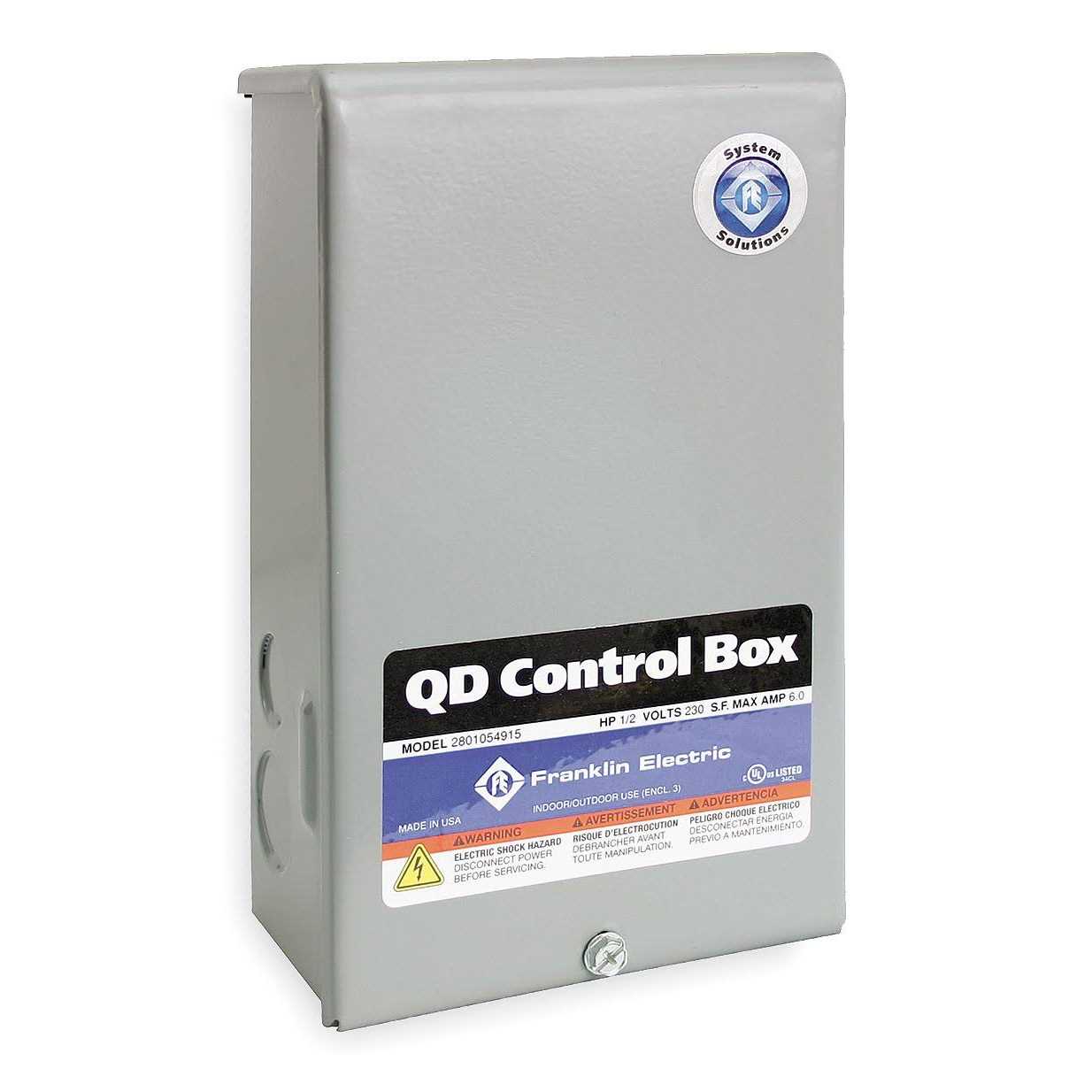 Franklin 2801054915 Control Box - Zenithce