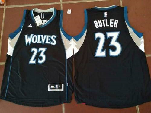 Minnesota Timberwolves #23 Jimmy Butler Black Stitched adidas Revolution 30 Swingman Jersey - Zenithce