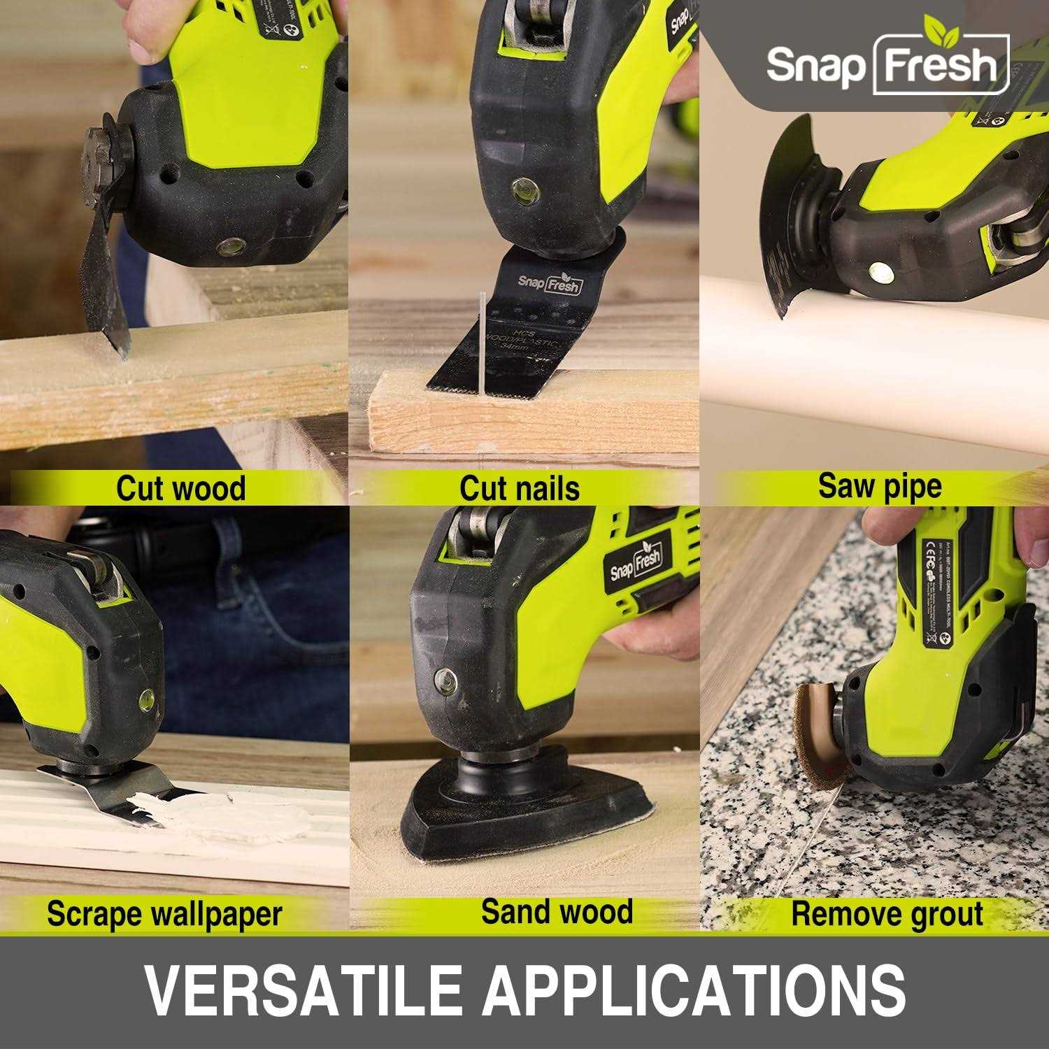 Snapfresh 12V Cordless Rotary Tool Kit 7 speeds 77 Accessories - Zenithce