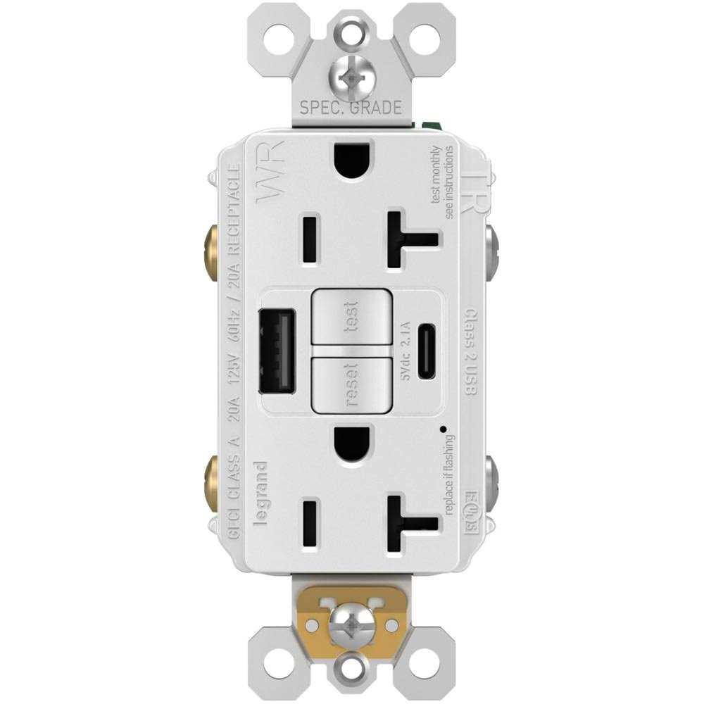 Radiant 20A Tamper-Resistant Self-Test Gfci Usb A 2097TRUSBACWC4 - Zenithce