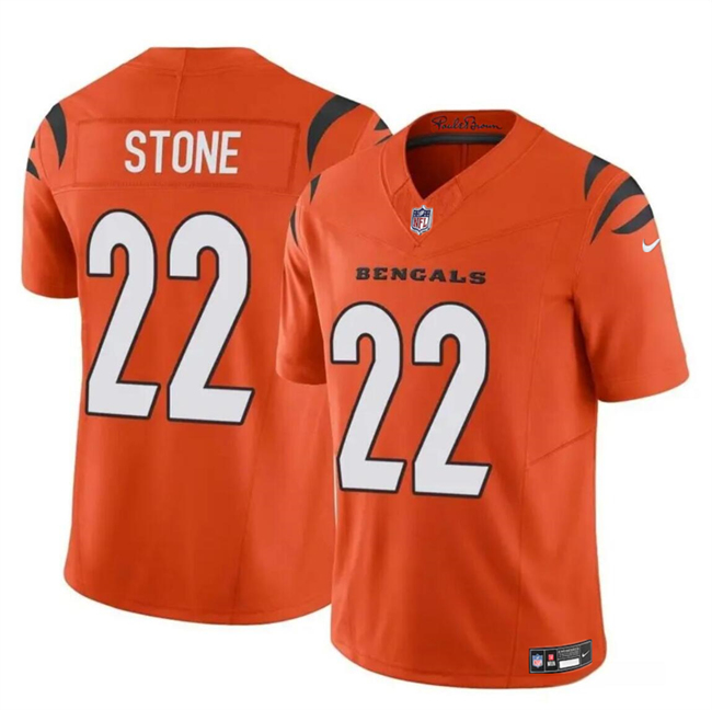 Cincinnati Bengals #22 Geno Stone Orange 2023 F.U.S.E Vapor Untouchable Limited Stitched Jersey - Zenithce