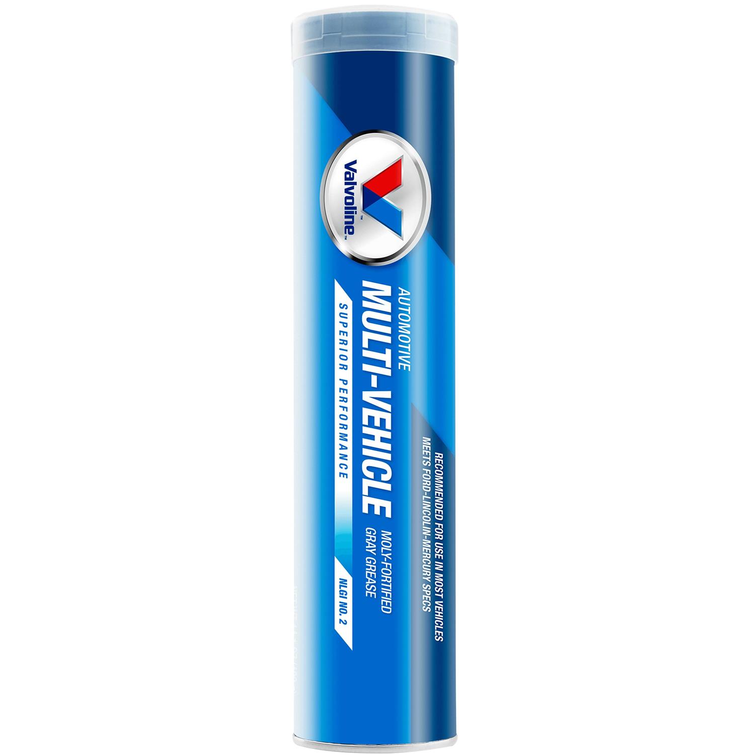 Valvoline Multi-Vehicle High Temperature Red Grease 14.1 OZ Cartridge - Zenithce