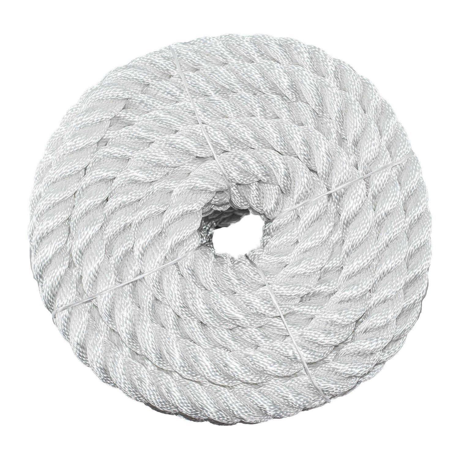Sgt Knots Twisted 100% Cotton Rope for Diy Projects - Zenithce