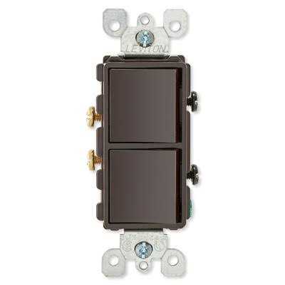 Leviton 5628-2W Decora Plus Rocker Pilot Light Switch - Zenithce