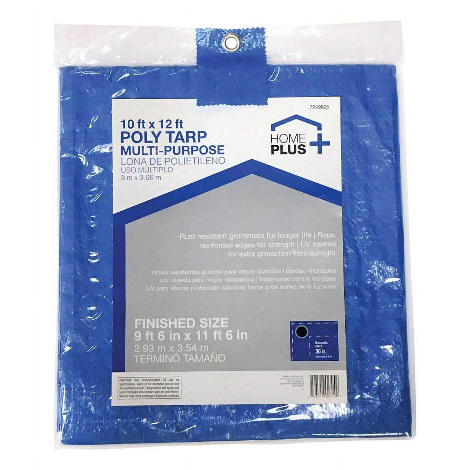 Home Plus Light Duty Polyethylene Tarp - Zenithce