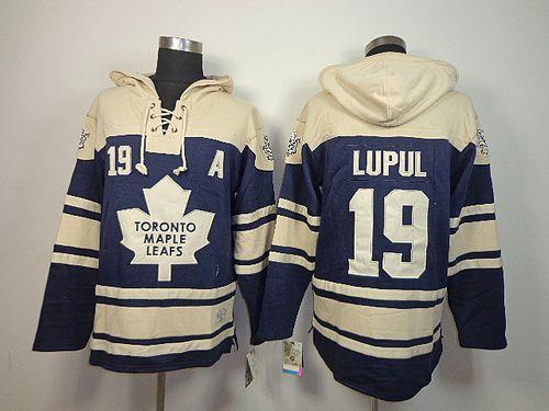 Maple Leafs #19 Joffrey Lupul Blue Sawyer Hooded Sweatshirt Stitched Jersey - Zenithce