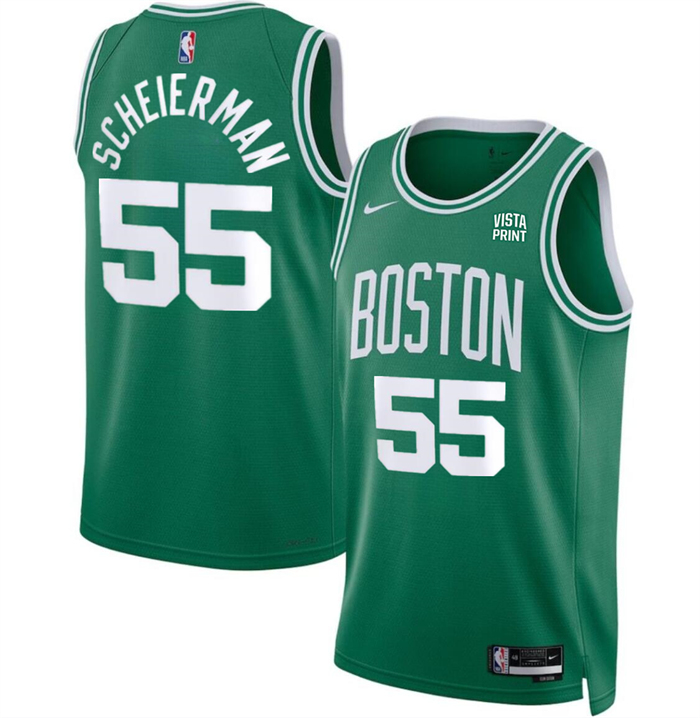 Boston Celtics #55 Baylor Scheierman Kelly Green 2024 Draft Icon Edition Stitched Jersey - Zenithce