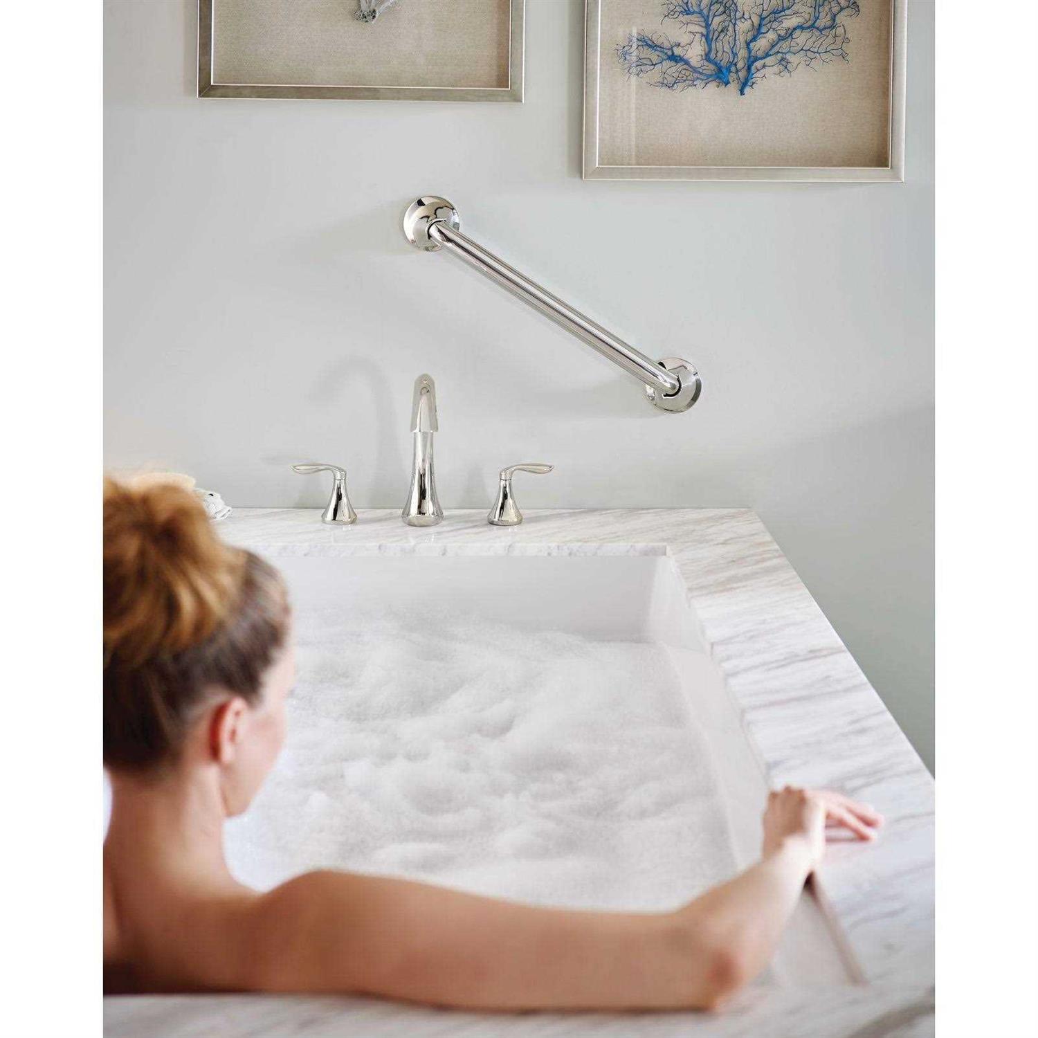 Moen Eva Two Handle Roman Tub Faucet T943 - Zenithce