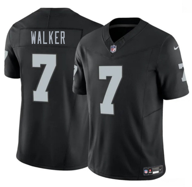 Las Vegas Raiders #7 Quay Walker Black 2026 F.U.S.E. Vapor Untouchable Limited Stitched Jersey - Zenithce