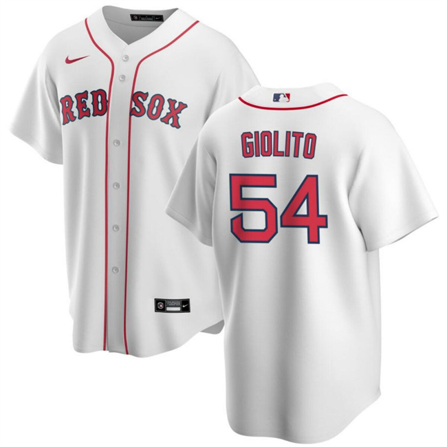 Boston Red Sox #54 Lucas Giolito White Cool Base Stitched Jersey - Zenithce