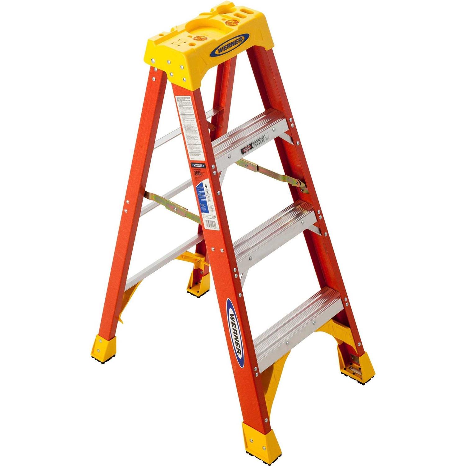 Werner Type IA Fiberglass Step Ladder - Zenithce