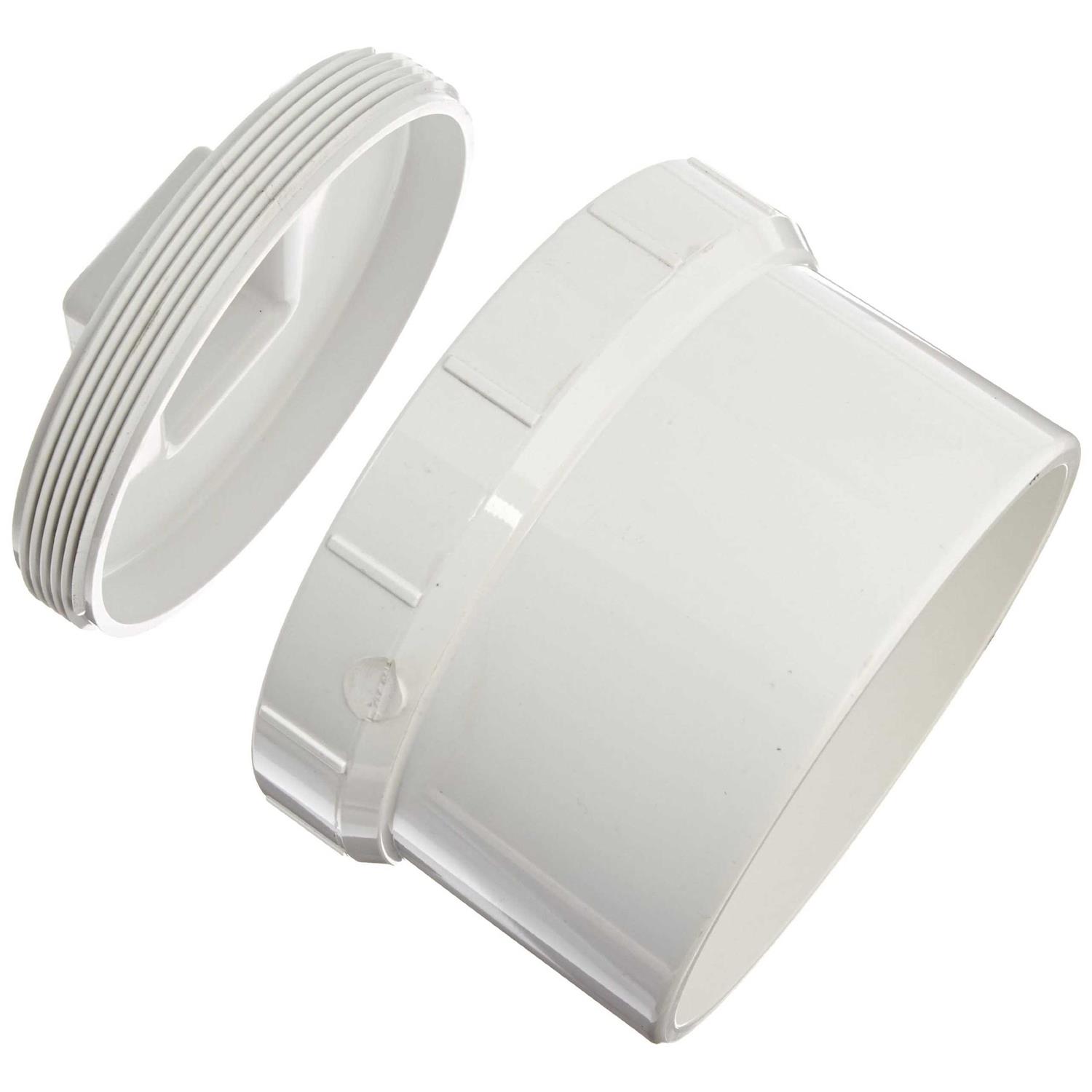 Spears P105X PVC DWV Fitting Cleanout Adapter w/ Plug - Zenithce