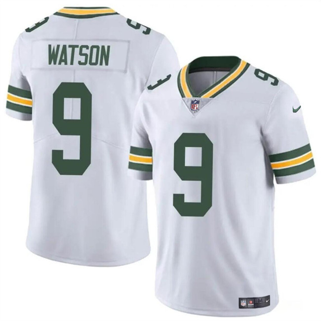 Green Bay Packers #9 Christian Watson White Vapor Untouchable Limited Stitched Jersey - Zenithce