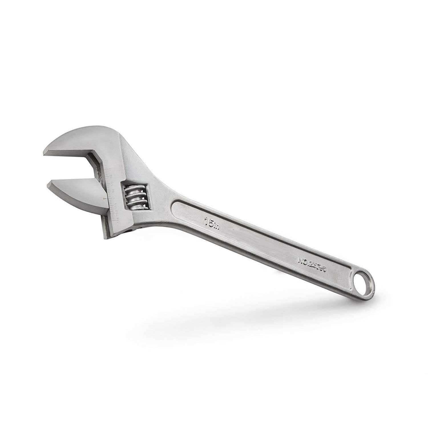 Edward Tools Adjustable Wrench Heavy Duty Drop Forged Steel Precision Milled Jaws for Maximum Gripping Power - Zenithce