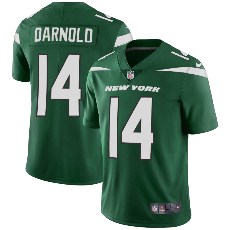 New York Jets #14 Sam Darnold Green Vapor Untouchable Limited Stitched Jersey - Zenithce