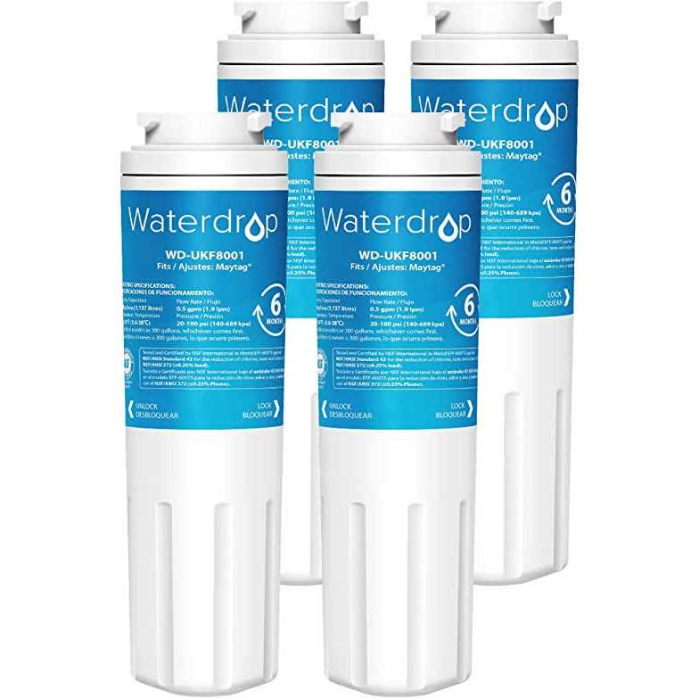 Waterdrop UKF8001 Refrigerator Water Filter Replacement - Zenithce