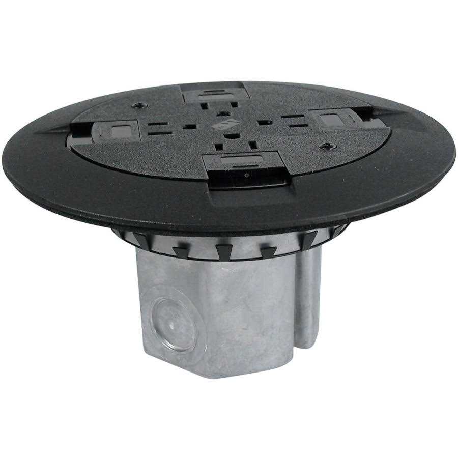 Wiremold 861QTC Wood Floor Box Assembly - Zenithce
