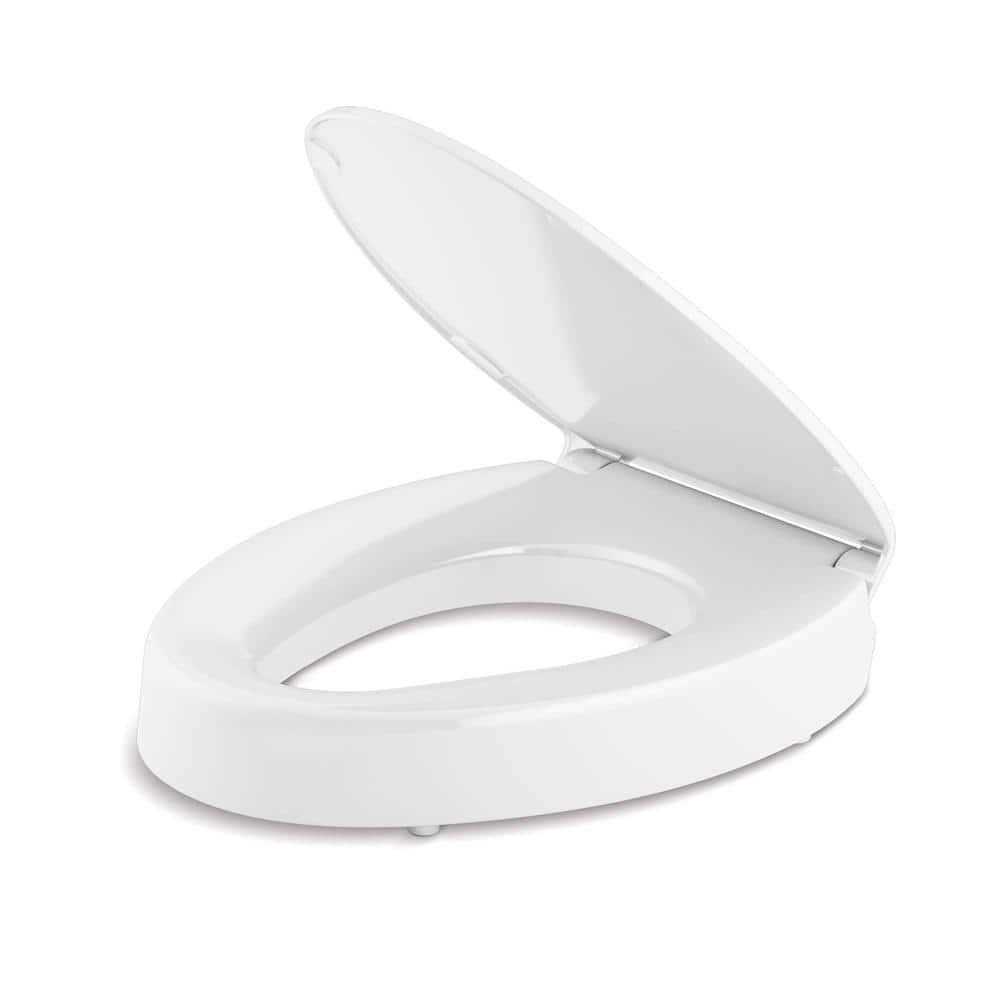 KOHLER Hyten Elevated Quiet-Close Elongated Toilet Seat K-25875-0 - Zenithce