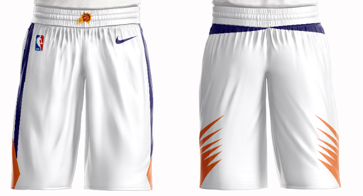 Phoenix Suns White Short - Zenithce
