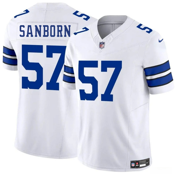 Dallas Cowboys #57 Jack Sanborn White 2025 F.U.S.E. Vapor Untouchable Limited Stitched Jersey - Zenithce