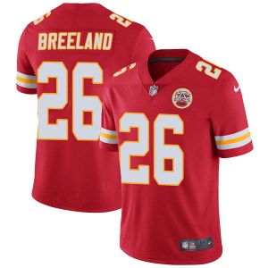 Kansas City Chiefs #26 Bashaud Breeland Red Vapor Untouchable Limited Stitched Jersey - Zenithce
