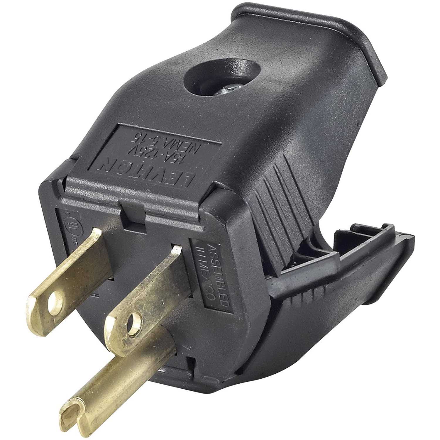 Leviton 2-Pole 3 Wire Grounding Plug - Zenithce