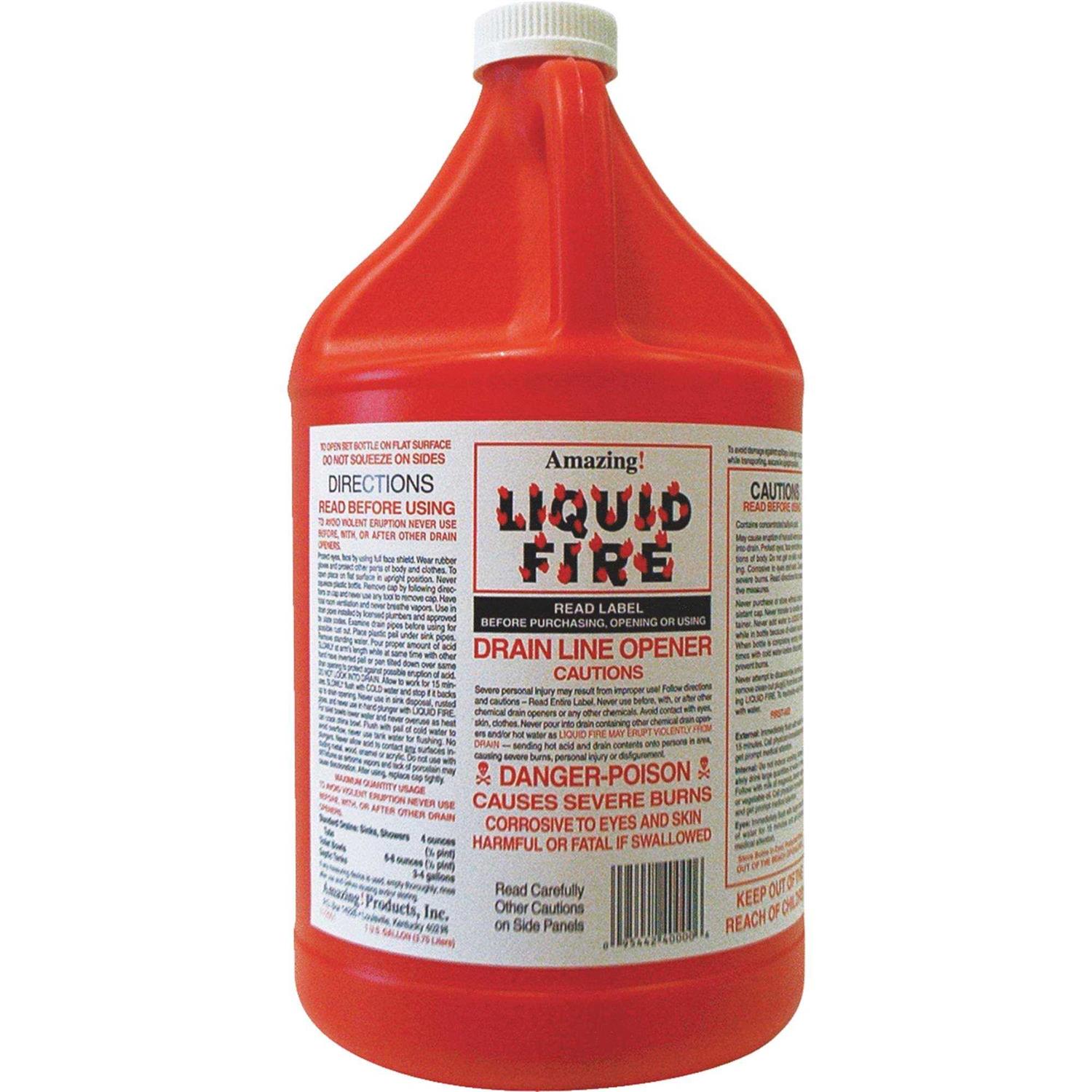 Liquid Fire Drain Line Opener - Zenithce