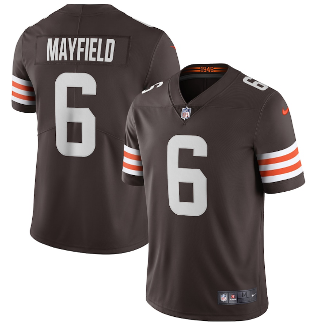 Cleveland Browns #6 Baker Mayfield New Brown Vapor Untouchable Limited Stitched Jersey - Zenithce