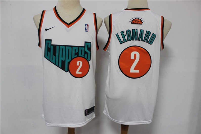 Los Angeles Clippers #2 Kawhi Leonard NEW White 2020 Swingman Stitched Jersey - Zenithce