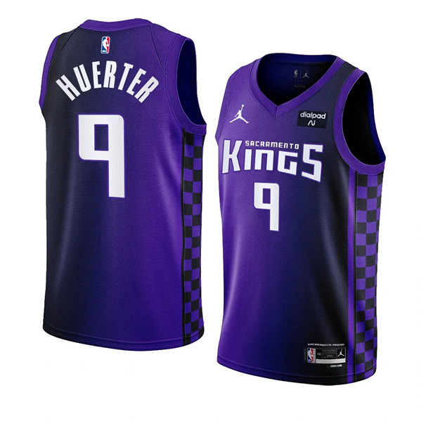 Sacramento Kings #9 Kevin Huerter Purple 2023-24 Statement Edition Swingman Stitched Jersey - Zenithce