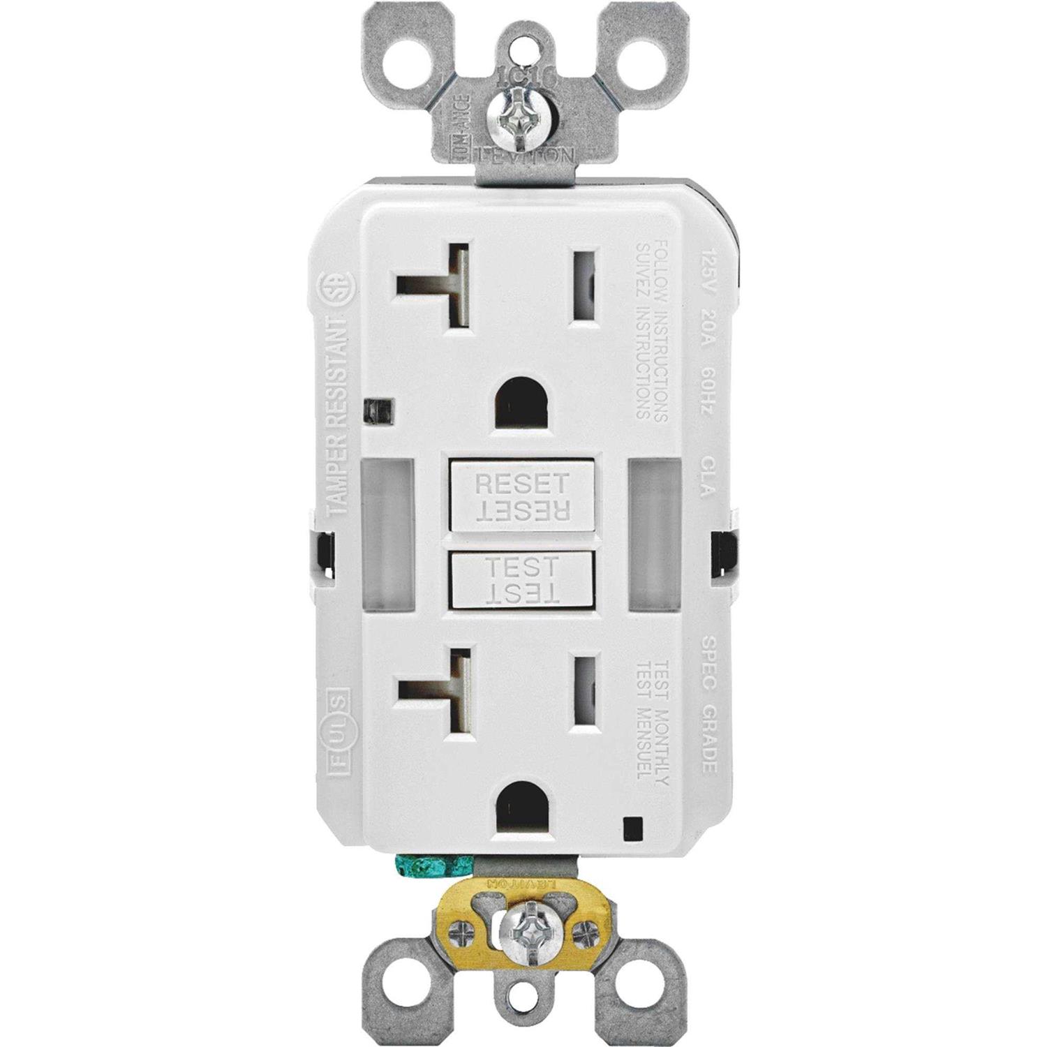 Leviton SmartlockPro GFCI Outlet GFNL1-W - Zenithce