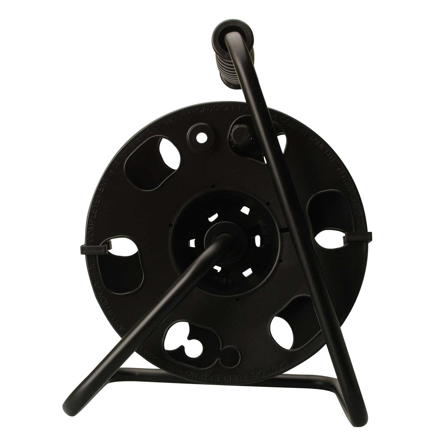 Woods 22849 Metal Extension Cord Reel Stand In Black - Zenithce