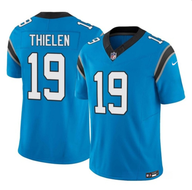 Carolina Panthers #19 Adam Thielen Blue 2023 F.U.S.E. Vapor Untouchable Stitched Jersey - Zenithce