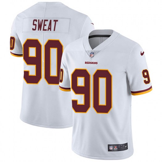 Washington Redskins #90 Montez Sweat White Vapor Limited Stitched Jersey - Zenithce