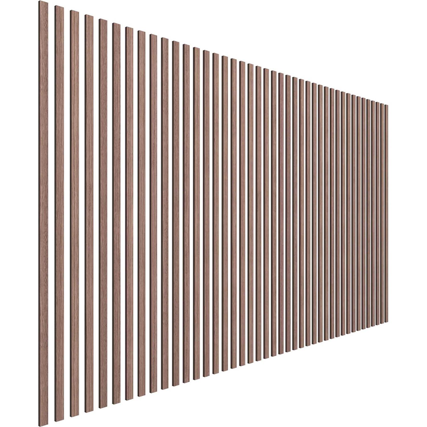 Ekena Millwork Adjustable Wood Slat Wall Panel Kit Slats - Zenithce