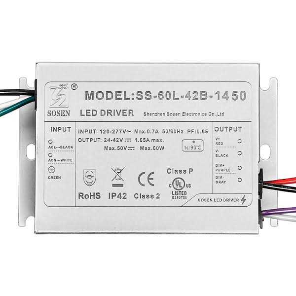 Sosen Led Driver Dimmable 100 Watt SS-100M-56BH - Zenithce