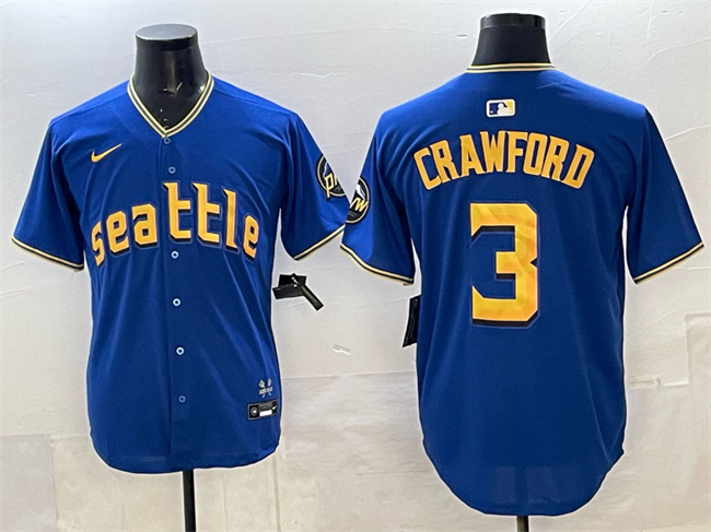 Seattle Mariners #3 Cal Raleigh Royal 2025 Limited Stitched jersey - Zenithce