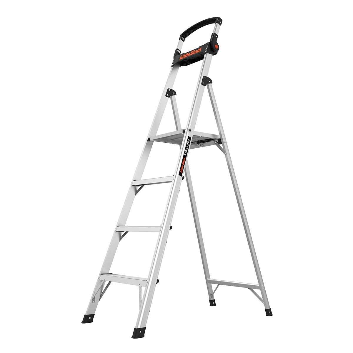 Little Giant Xtra-Lite Plus 6 ft. H Aluminum Step Ladder Type IAA 375 lb. capacity - Zenithce