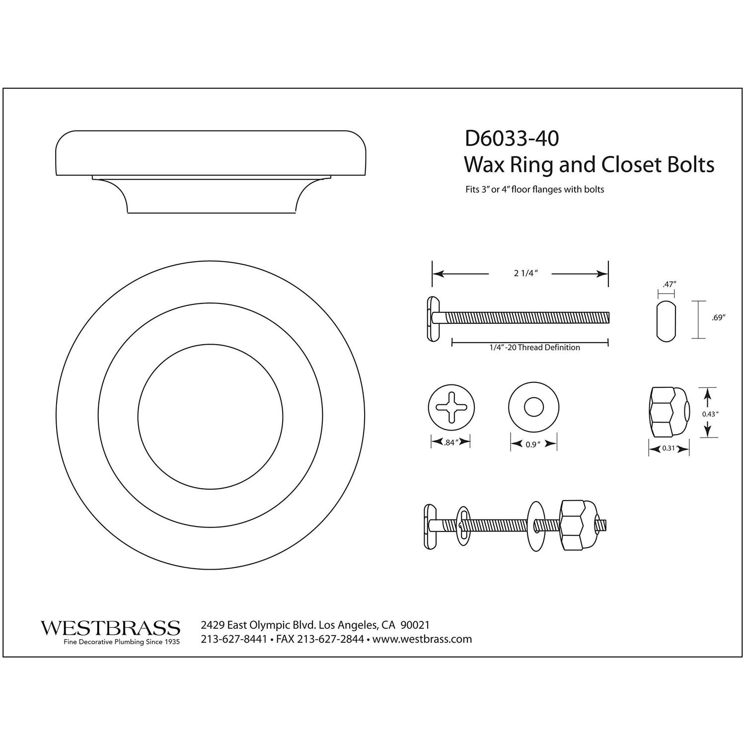 Westbrass D560RK-01 Linear Overflow Plumbers Pack withTee ADA Tip-Toe Drain in Polished Brass - Zenithce
