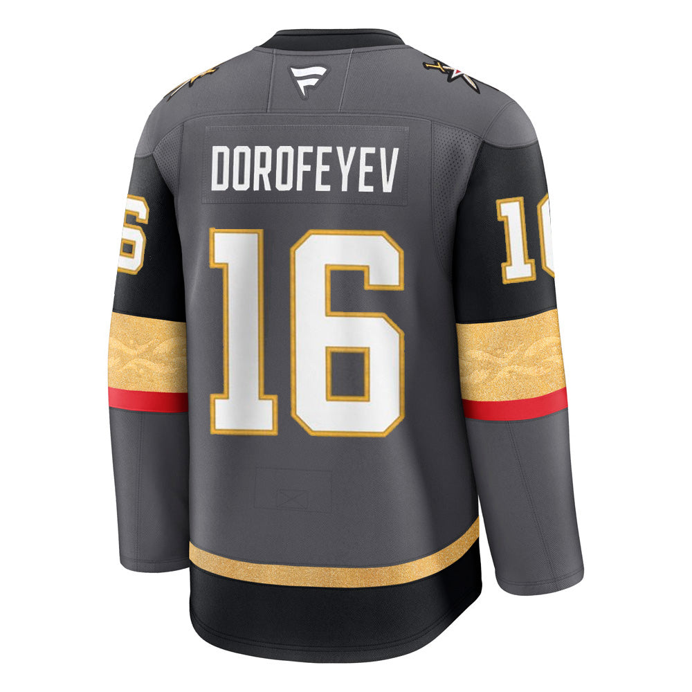 Vegas Golden Knights #16 Pavel Dorofeyev Gray Authentic Jersey - Zenithce