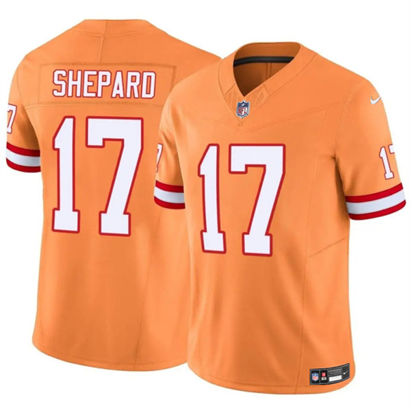 Tampa Bay Buccaneers #17 Sterling Shepard Orange F.U.S.E. Throwback Limited Stitched Jersey - Zenithce