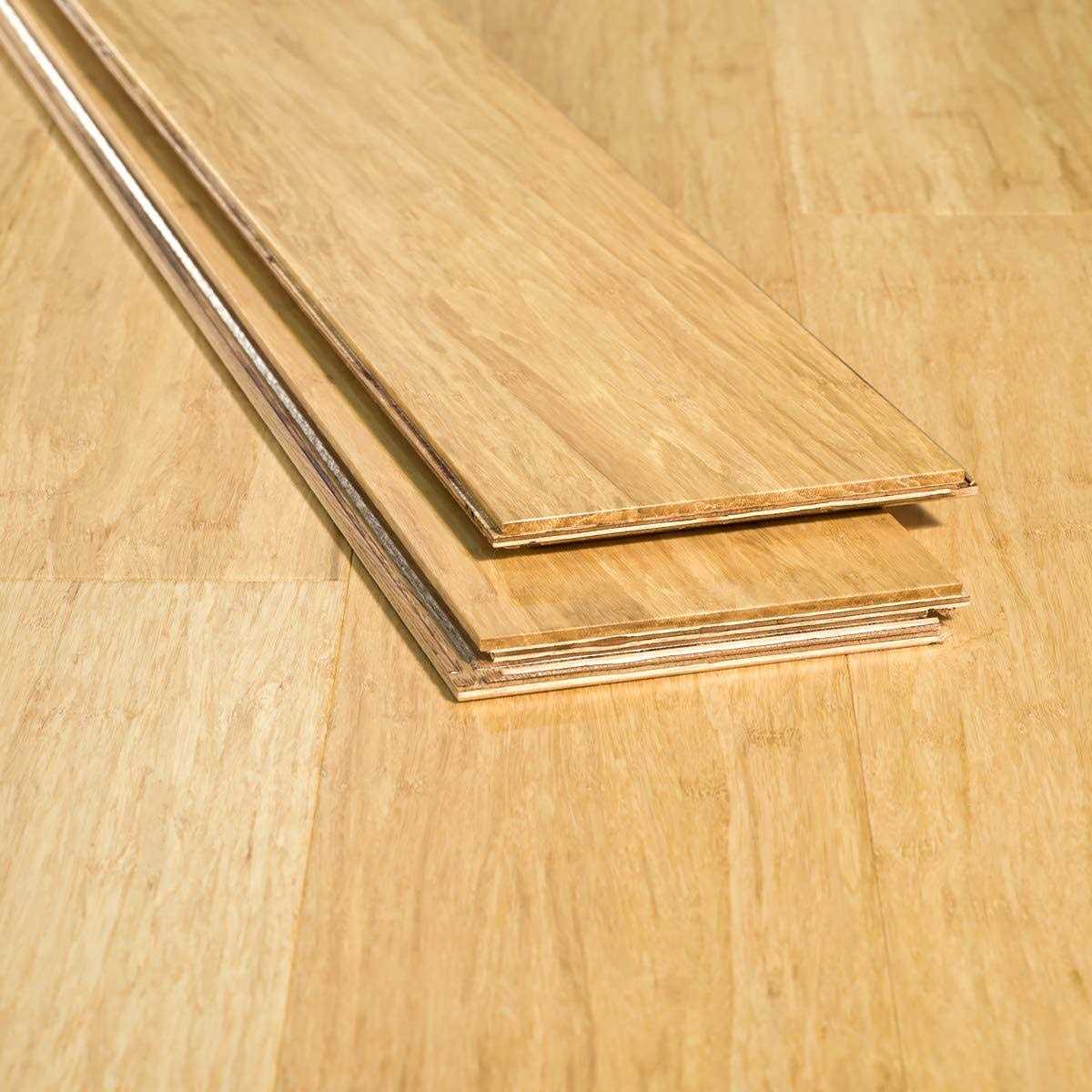 Natural Click-Lock 6ft Lengths Strand Bamboo Flooring - Zenithce