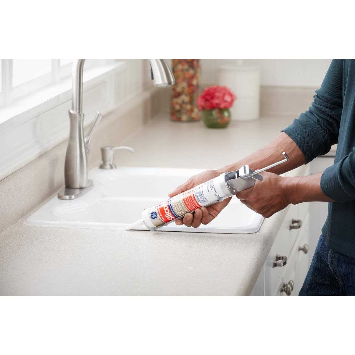 GE Advanced Silicone Kitchen & Bath Sealant GE281 - Zenithce