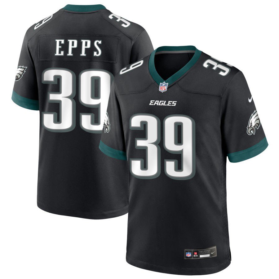Philadelphia Eagles #39 Marcus Epps Black 2025 Vapor Untouchable Limited Stitched Jersey - Zenithce